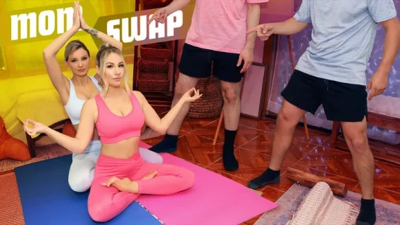 Tantric Sex Yoga Retreat ※ Nick Strokes, Bunny Madison, Kenzie Taylor ※ Mom Swap