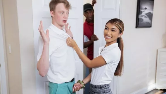 Coach Peepers Lends A Big Hand ※ Jimmy Michaels, Jax Slayher, Clara Trinity ※ Brazzers