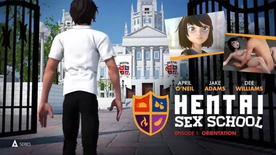 Hentai Sex School Episode 1 : Orientation ※ Wolf Hudson, Dee Williams, April Oneil ※ Adult Time Animation