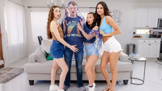 Three Of Us Take A Bite Of My Stepbrother - S23:E6 ※ Kimmy Kimm, Eliza Ibarra, Tiana Blow ※ Step Siblings Caught